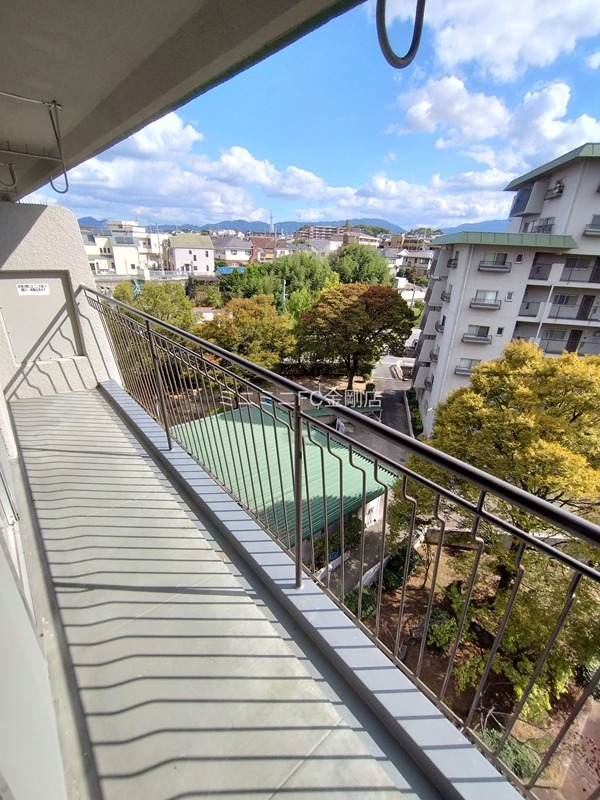 南海狭山コーポ　2号棟 ベランダ