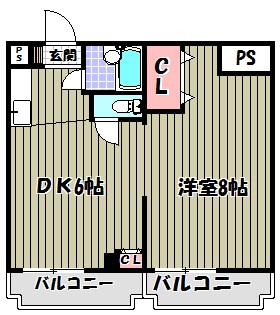 パウゼ河内長野駅前 間取り図