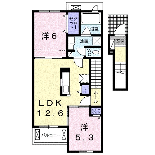 サンセール 間取り図