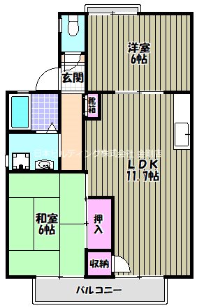 セジュール深井　Ⅰ 間取り図
