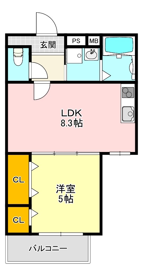 ポプラーレ狭山Ⅱ  間取り図