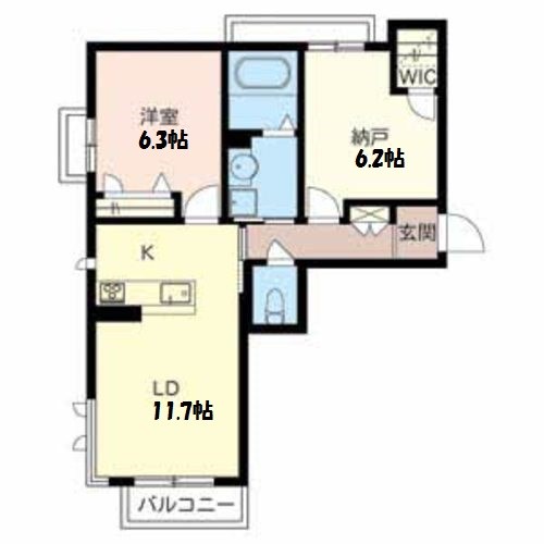 シャーメゾンSUNBAY 間取り図
