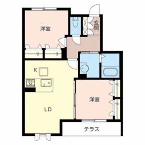 シャーメゾン竹城庵 間取り図