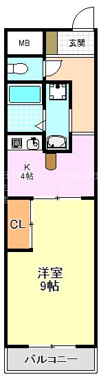 サンパティークちぐさⅡ 間取り図