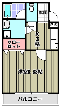 COZY HOUSE，GUMINOKI 間取り