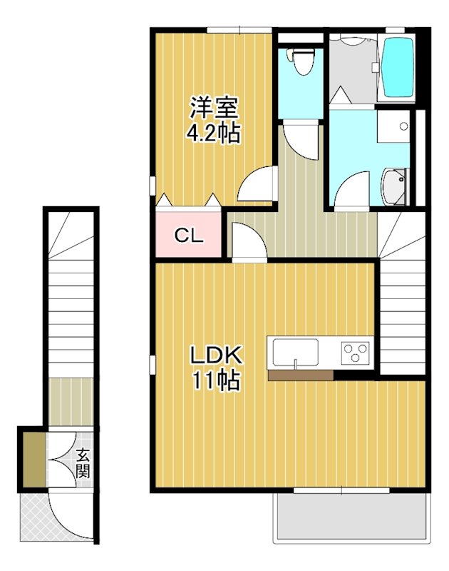 デュラ・カーサ　ラフィネⅡ 間取り図
