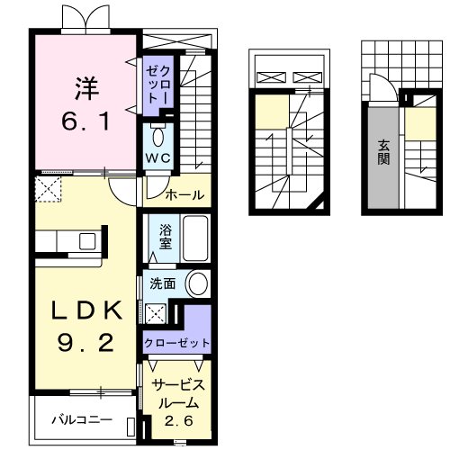 アルファコート 間取り