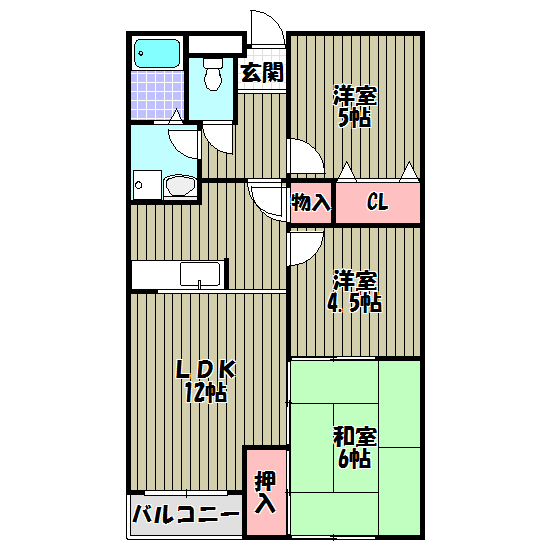 ウエストリバー 間取り図