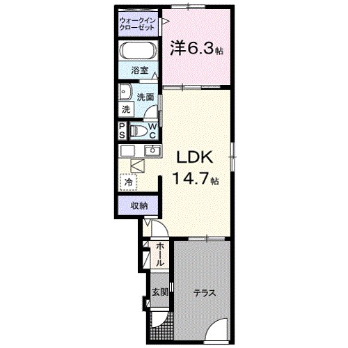 ハイ　ランドⅢ 間取り図