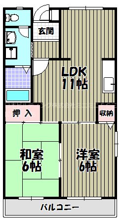 サンモール深井 間取り図