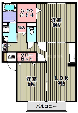 ガーデンハウス明正B棟 間取り図