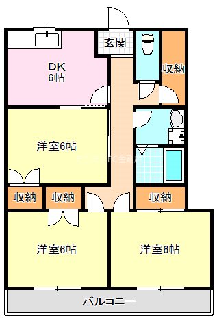 メゾン天の橋 間取り図