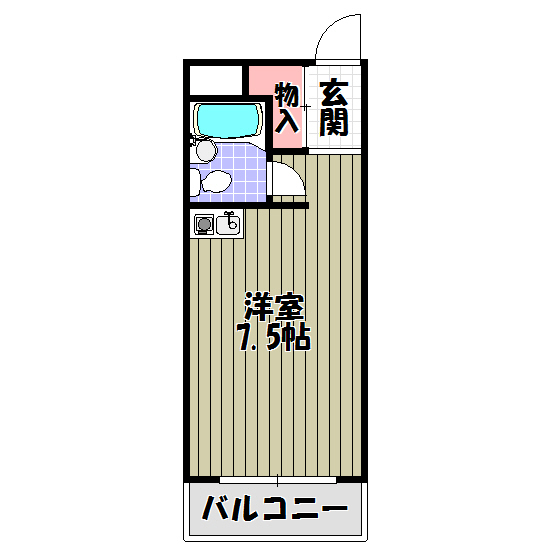 ドムス千代田 間取り図