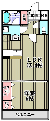 ルーチェⅢ番館 間取り図