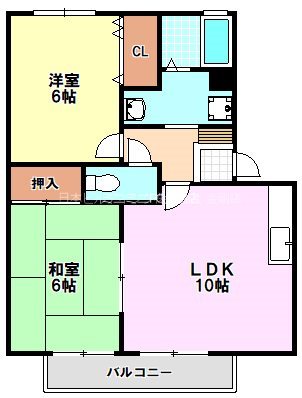 西井ハイツ 間取り図