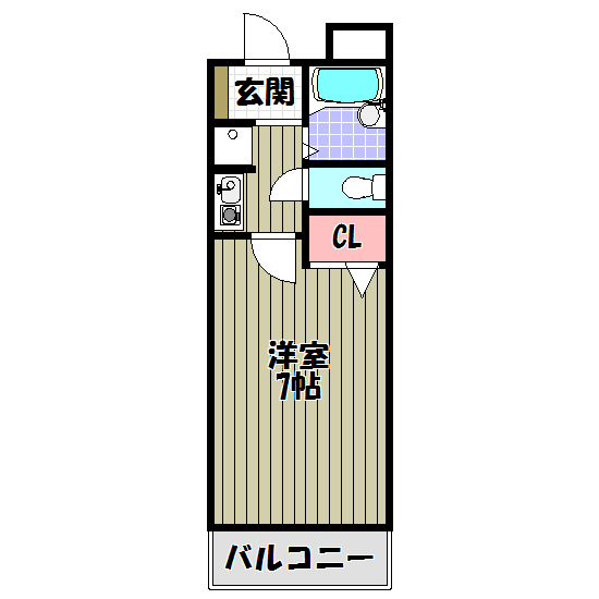 フェスタ千代田 間取り図