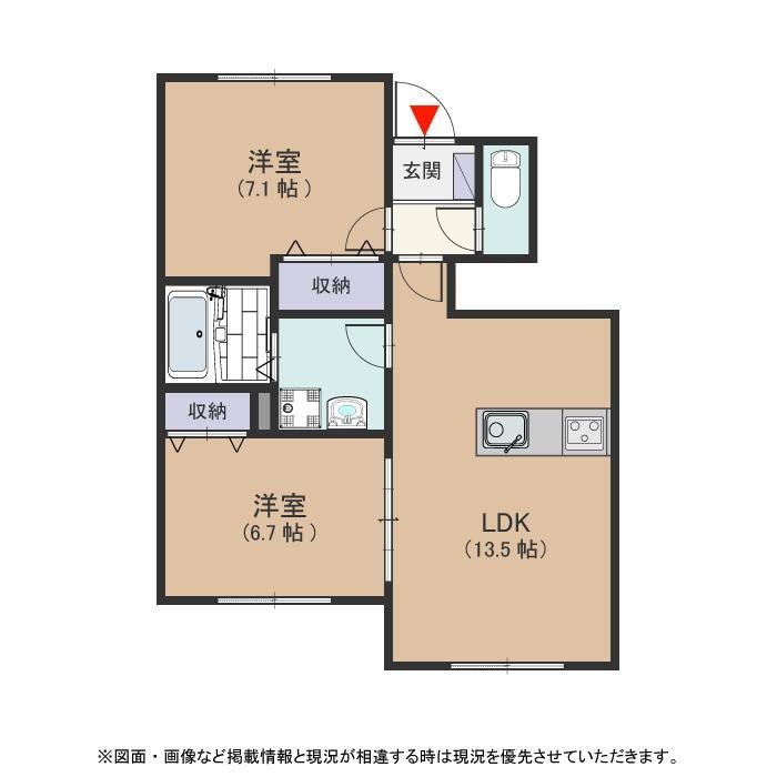 フレアコート 間取り図