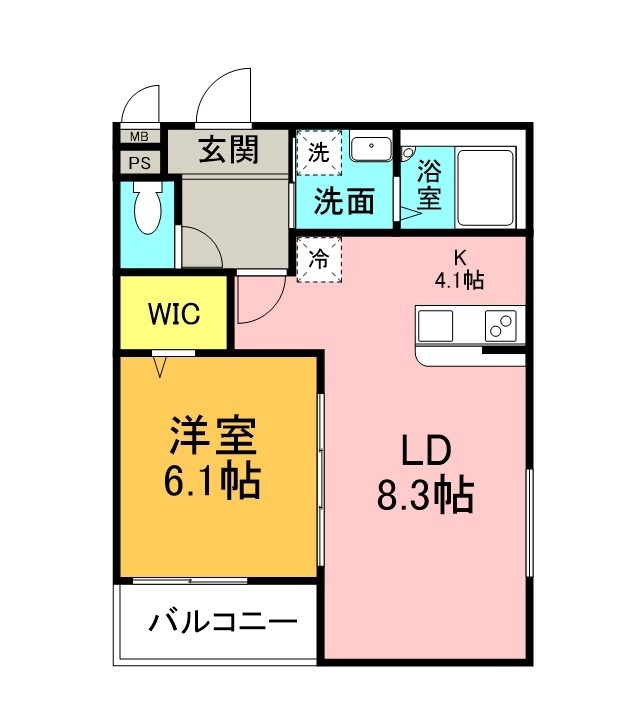 グランメゾンゆずり葉Ⅰ番館 間取り図