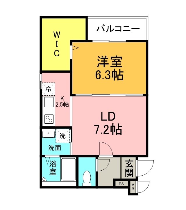 グランメゾンゆずり葉Ⅰ番館 間取り図