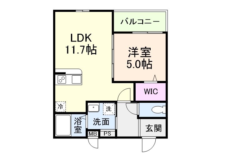 グランメゾンゆずり葉Ⅱ番館 間取り図