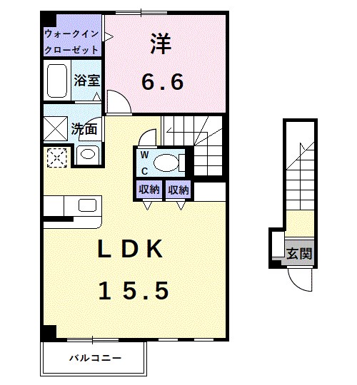 ナーシサス 間取り図
