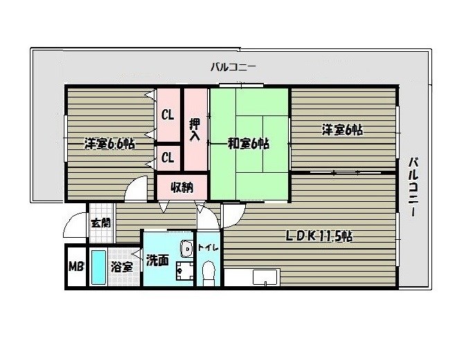 ラ・フォレグラース 間取り図