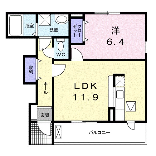 ここるガーデン 間取り図