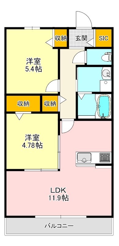 Grand Nord Ⅰ  間取り図