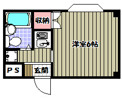 シャルム山村 間取り図