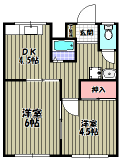 宮﨑マンション 間取り図