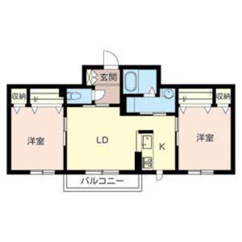 セントリビエ北野田　Ａ棟 間取り図