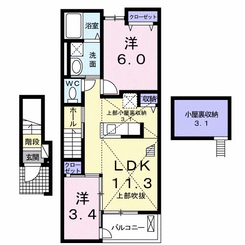 カーネ　プレッソ 間取り図