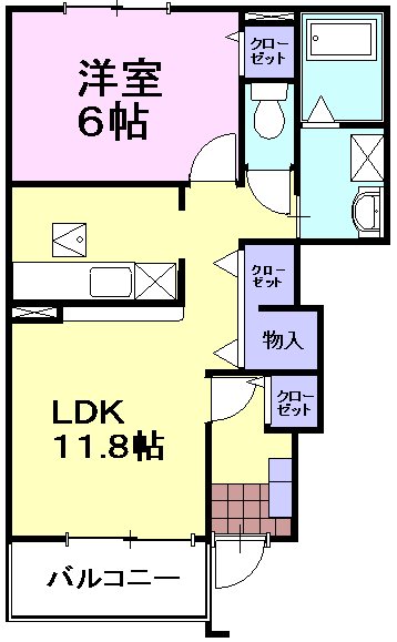アビタシオン　シャンゼリゼ 間取り図