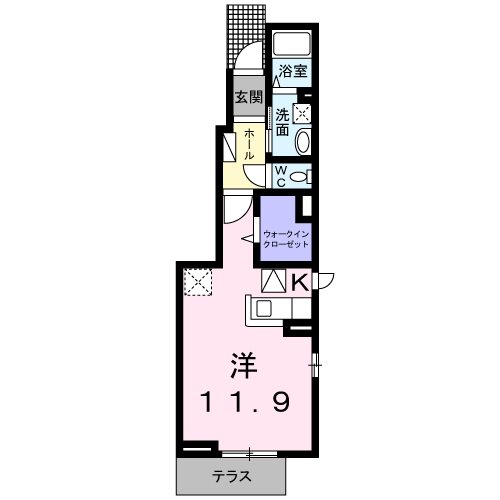 エレガント茱萸木Ⅱ 間取り図