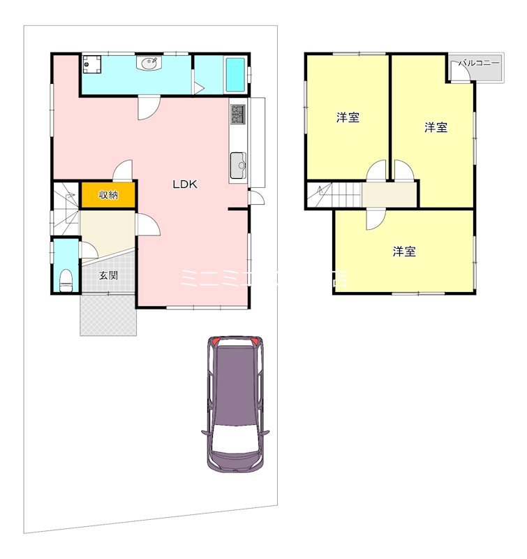 REIWA伏山戸建 間取り図