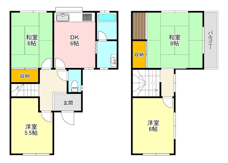 喜多町戸建  間取り
