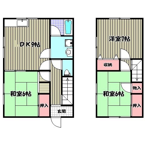 向陽台５丁目戸建 間取り図