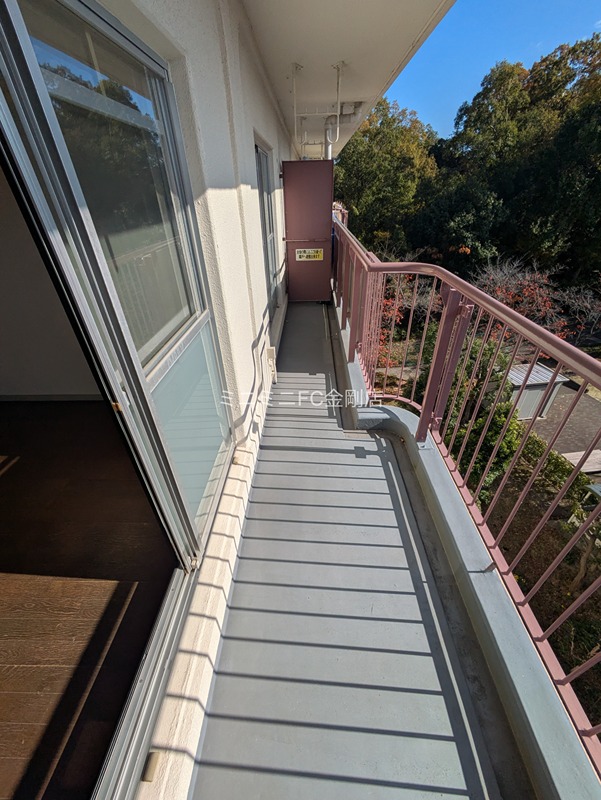 泉北城山台三丁住宅6号棟 ベランダ