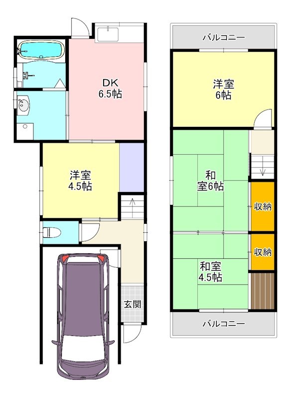 新家戸建  間取り図