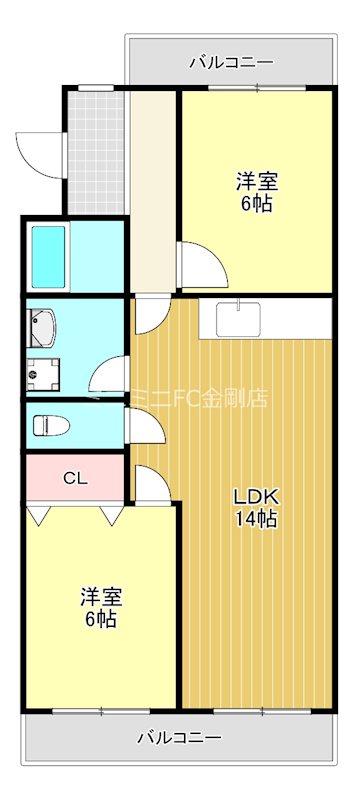 スコルピオ清和 間取り図