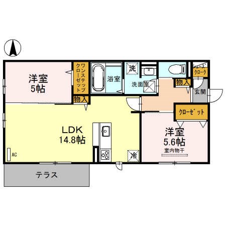 ラ・マーサ 間取り図