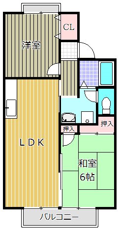 シャトー・ド・イワネ17号館 間取り図