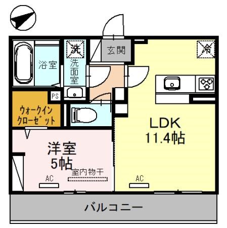 パストラル大美野 間取り図