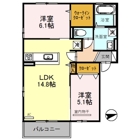 プランタン 間取り図