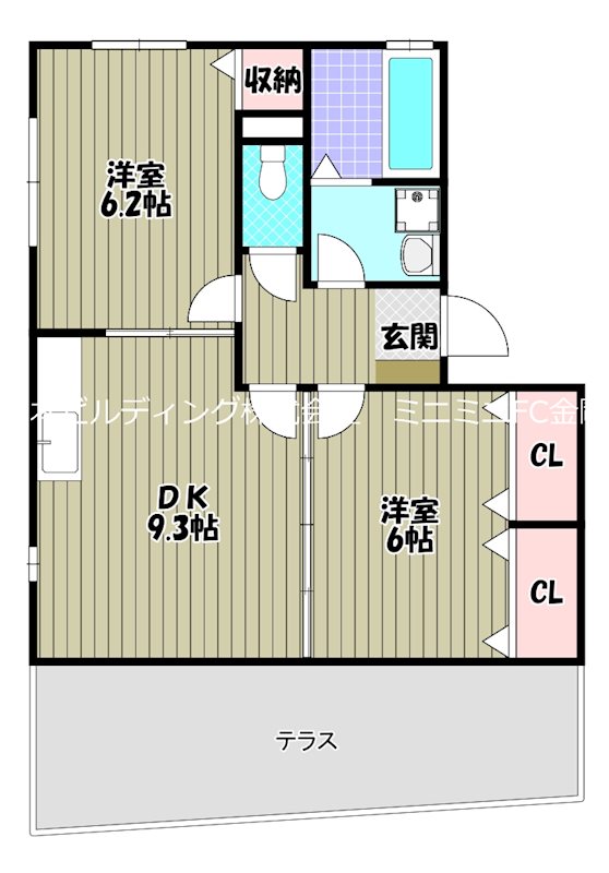 フリーバード 間取り図