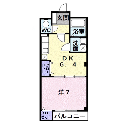 クレメント藤原 間取り図
