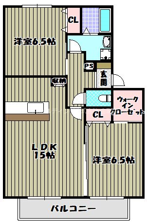 シャーメゾン光明池 間取り図
