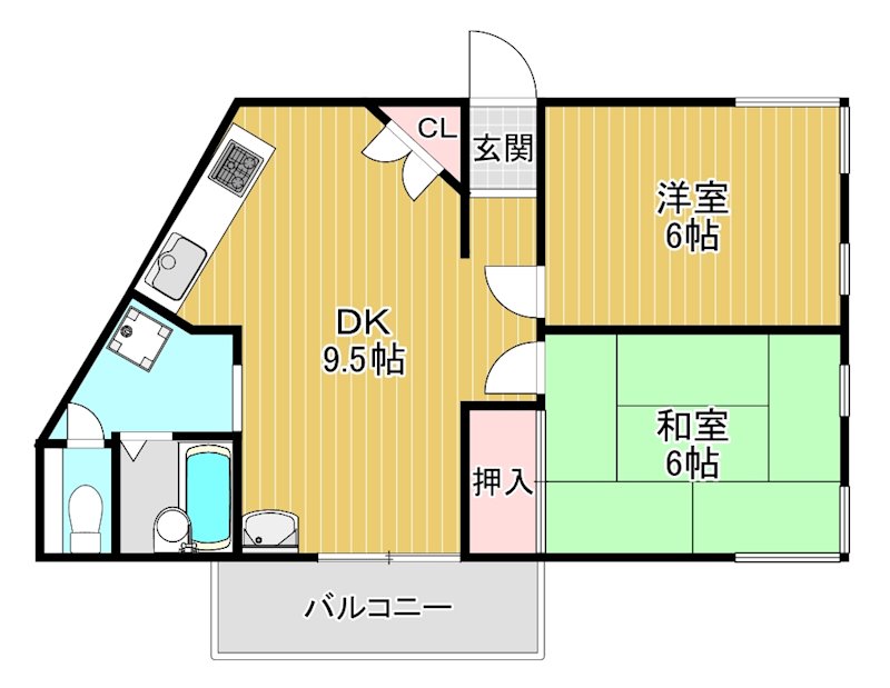 LAKE狭山 間取り図