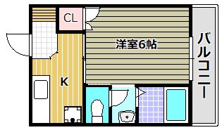 クレセール大和 間取り図