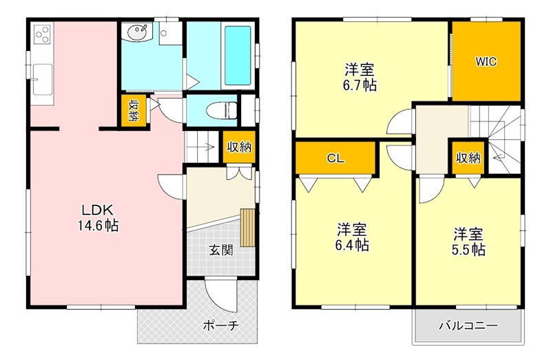 フジパレス戸建賃貸池田下町   間取り図